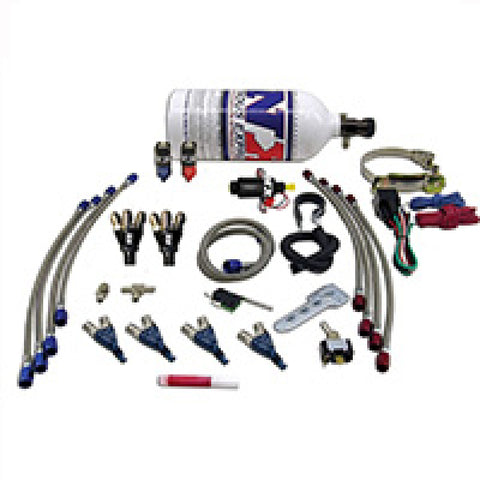 Nitrous Express 4 Cyl Piranha Nitrous Kit (For EFI Applications) w/2lb Bottle