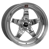 Weld S71 18x10 / 5x4.75 BP / 7.1in. BS Polished Wheel (High Pad) - Non-Beadlock