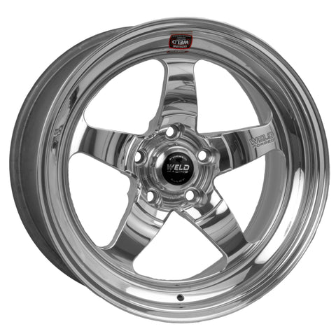 Weld S71 17x11 / 5x4.75 BP / 7.7in. BS Polished Wheel (High Pad) - Non-Beadlock