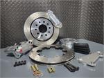 4 Piston Pro Street Front Dimpled, Slotted, Brake Kit 94-04 Mustang (Hat Style)