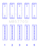 King Engine Bearings Nissan/Infiniti VK45 - VK50 - VK56 Main Bearing Set - Size STD