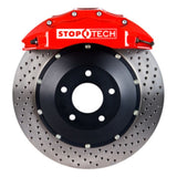 StopTech BBK 93-98 Toyota Supra Front ST-60 355x32 Red Drilled Rotors