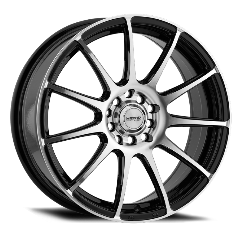 Maxxim Champ 15x6.5 10x100/114.3 ET38 Machined Face / Gloss Black