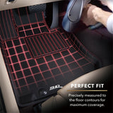 3D MAXpider 2011-2013 Kia/Hyundai Sportage/Tucson Kagu 1st Row Floormat - Black