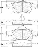 StopTech Performance 11-17 Dodge Durango Rear Brake Pads