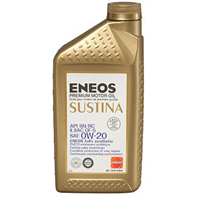 Eneos 0W20 Sustina Fully Synthetic Engine Oil (1 Quart)