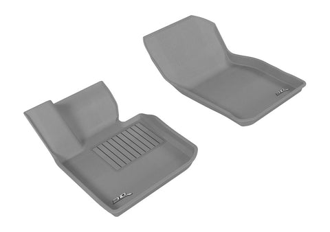 3D MAXpider 2014-2019 Mini Hardtop 2-Door/Convertible Kagu 1st Row Floormat - Gray