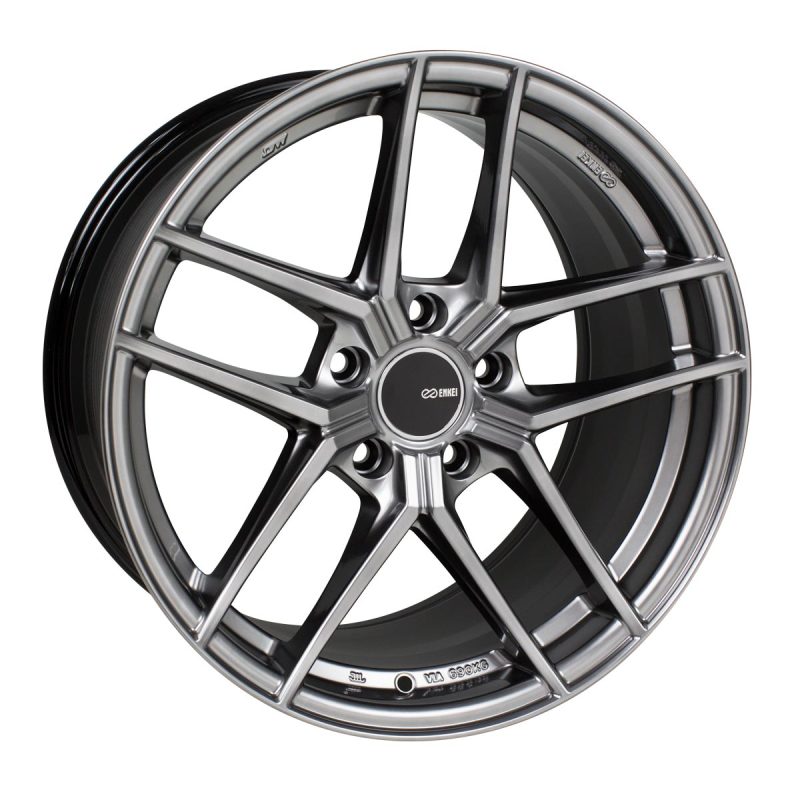 Enkei TY5 18x8.5 5x114.3 25mm Offset 72.6mm Bore Hyper Silver Wheel