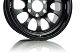 Titan 7 T-AK1 17x8.5 5x127 -1 Offset / 71.5 CB Machine Black Wheel (Dropship ONLY)