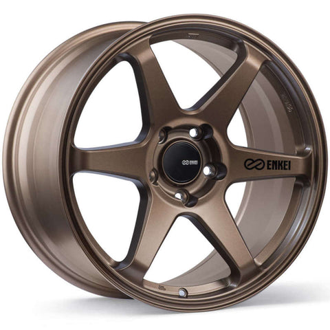 Enkei T6R 18x8.5 45mm Offset 5x100 Bolt Pattern 72.6 Bore Matte Bronze Wheel