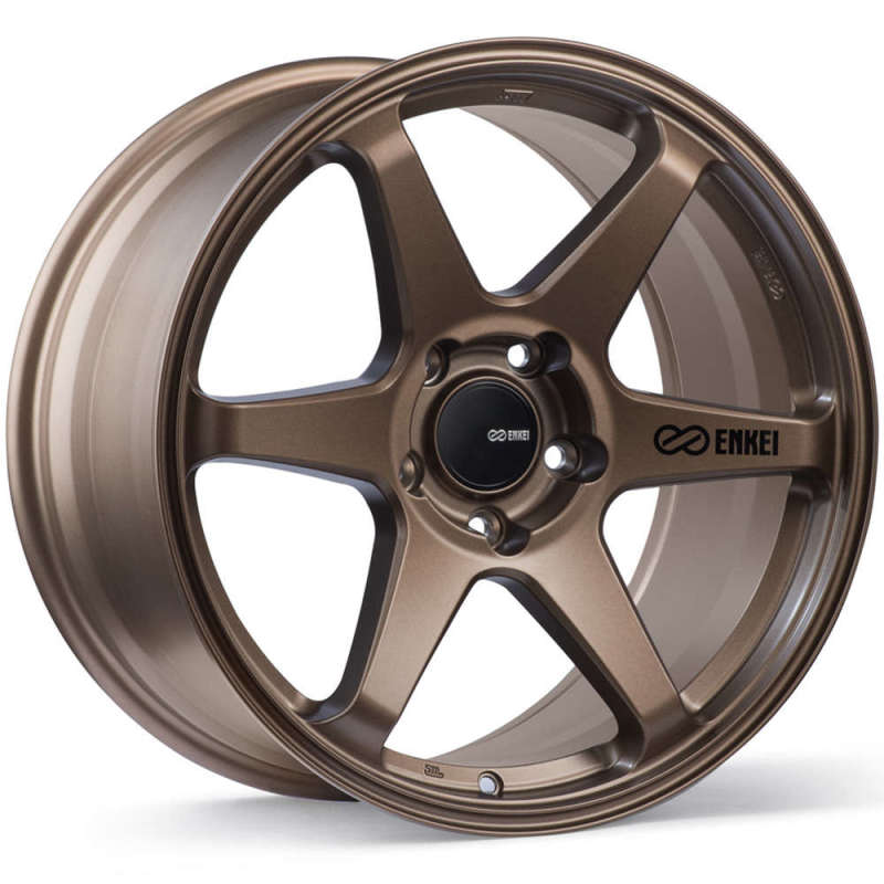 Enkei T6R 18x8 45mm Offset 5x100 Bolt Pattern 72.6 Bore Matte Bronze Wheel