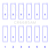 King Engine Bearings Isuzu 6VD1 Connecting (Size +1.0) Rod Bearing Set