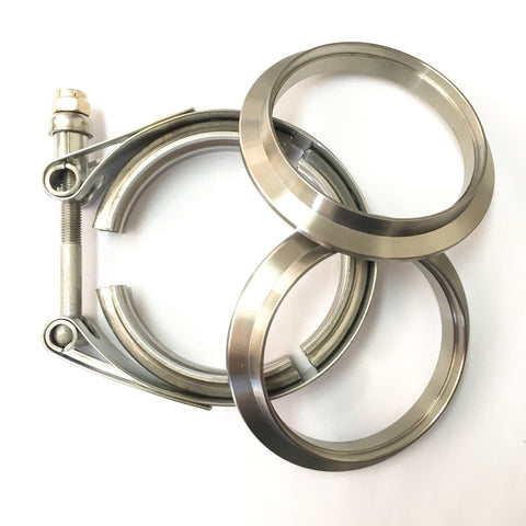 3” Titanium V-Band Assembly (2 Flanges & 1 Clamp)