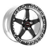 Weld S71 15x10.33 / 5x4.5 BP / 6.5in. BS Black Wheel (Medium Pad) - Black Single Beadlock MT