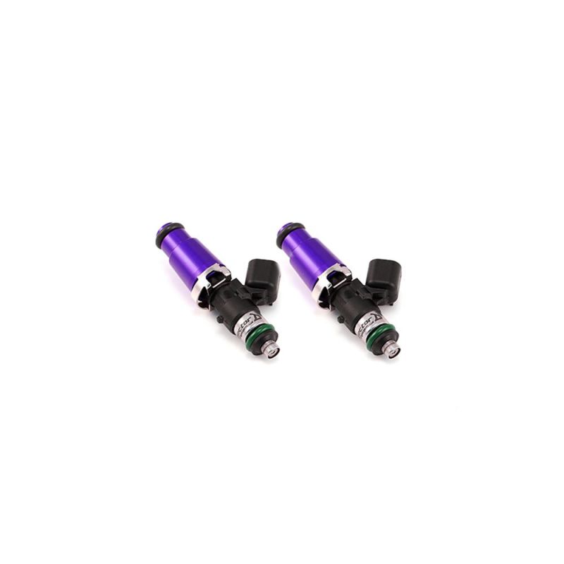 Injector Dynamics 1700cc Injectors - 60mm Length - 14mm Purple Top - 14mm Lower O-Ring (Set of 2)