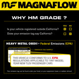 MagnaFlow Direct Fit Catalytic Converter 04-07 Saturn VUE 3.5L Rear