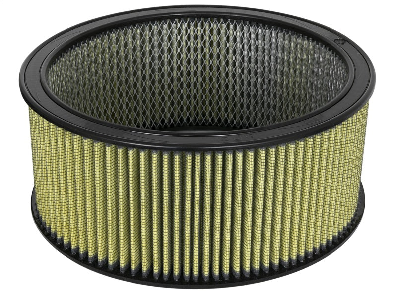 aFe MagnumFLOW Air Filters Round Racing PG7 A/F RR PG7 14OD x 12ID x 6H IN with E/M