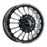 Weld Off-Road W121 20X8.25 Scorch Outer 8X200 ET-221 BS-3.92 Gloss Black MIL 142.2