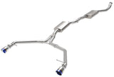 aFe MACH Force-Xp 13-16 Audi Allroad L4 SS Cat-Back Exhaust w/ Blue Flame Tips