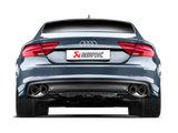 Akrapovic 13-17 Audi S6 Avant/Limousine (C7) Evolution Line Cat Back (Titanium) w/ Carbon Tips