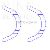 King Engine Bearings Nissan HR15 / 16DE Thrust Washer Set