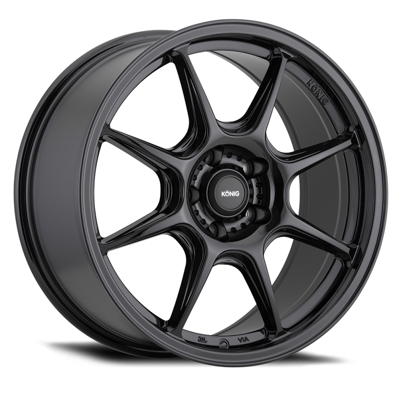 Konig Lockout 17x8 5x100 ET38 Gloss Black