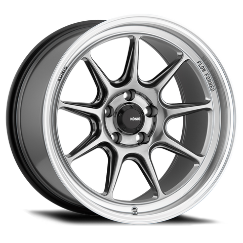 Konig Countergram 18x9.5A 5x114.3 ET25 Hyper Chrome / Machined Lip