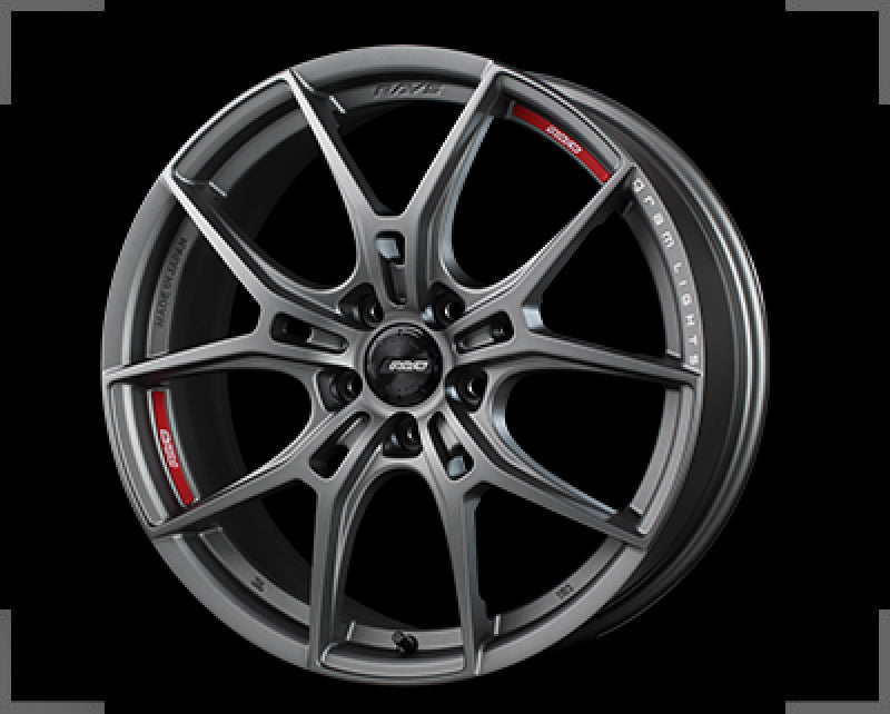 Gram Lights 57FXZ Overseas 18x8.5 +45 5x112 Matte Graphite w/Machining Wheel