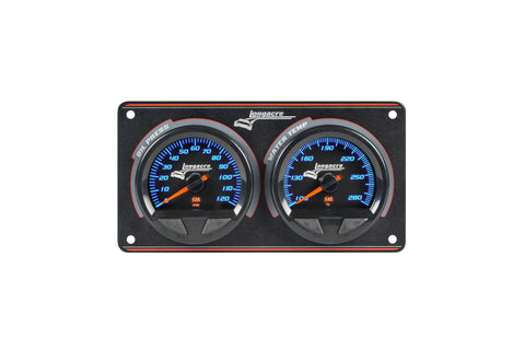 SMi™ Elite Waterproof Gauge Panel from +N862:N968Longacre, 2 Gauge Oil Pressure/Water Temperature