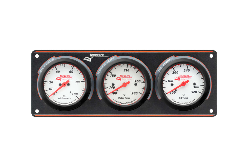 Sportsman™ Elite 3 Gauge Panel Oil Pressure, Water Temperature, Oil Temperature