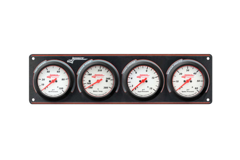 Sportsman™ Elite 4 Gauge Panel Oil Pressure, Water Temperature, Water Pressure, Fuel Pressure