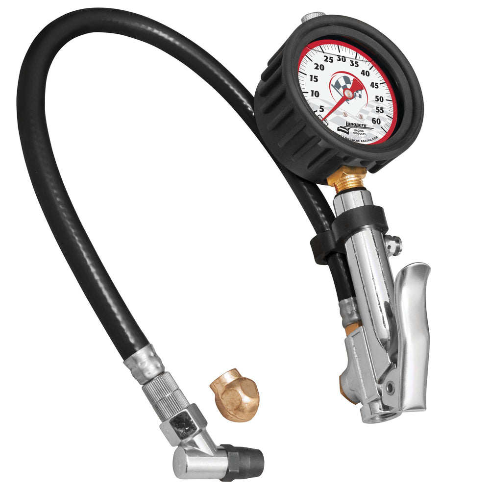 Liquid Filled 2½” GID Quick Fill Tire Gauge 0-60 psi