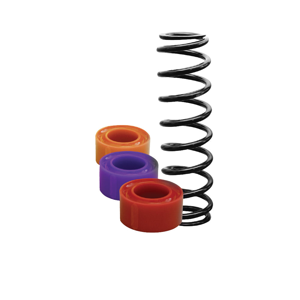 1 1/4" Large Spacing Coil-Over Spring Rubber Orange Soft