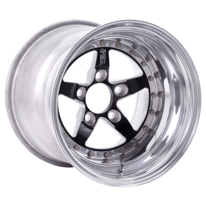 Weld Weldstar 15x8 / 5x4.75 BP / 4.5in. BS Black Wheel - Non-Beadlock