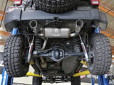 aFe Rebel Series 2.5in 409 SS Axle-Back Exhaust w/Polished Tips 07+ Jeep Wrangler (JK) V6 3.6L/3.8L