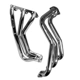 BBK 07-11 Jeep 3.8 V6 Long Tube Exhaust Headers And Y Pipe And Converters - 1-5/8 Chrome