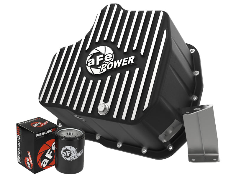 AFE Pro Series Deep Engine Oil Pan 01-10 GM Duramax V8-6.6L (td)