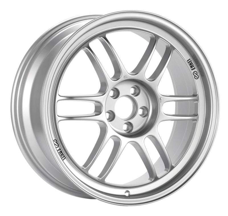 Enkei RPF1 16x7 4x100 35mm Offset 73mm Bore Silver Wheel 02-06 Mini / Honda 4-Lug