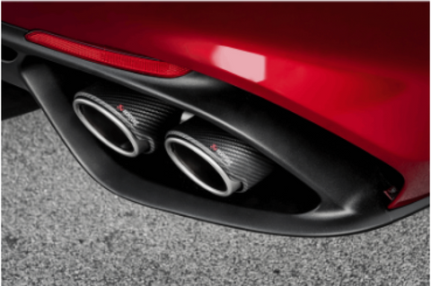 Akrapovic 17-19 Alfa Romeo Giulia Quadrifoglio Evolution Line Cat Back (Titanium) w/Link Pipes