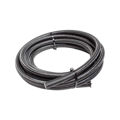 Snow 10AN Braided Stainless PTFE Hose - 15ft Black