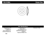 StopTech Power Slot 05-10 Mustang GT V8-4.6L Front Left Drilled Rotor