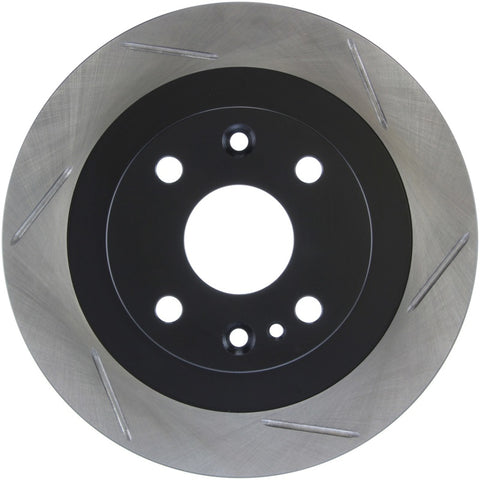 StopTech Power Slot 94-97/99-05 Mazda Miata (01-05 Normal Suspension Only) SportStop Slotted Rear L