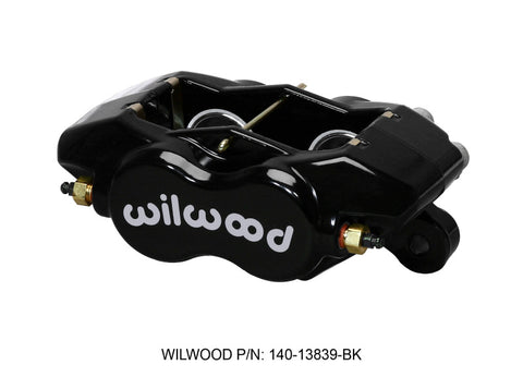 Wilwood Caliper-Forged Dynalite-Black 1.38in Pistons .81in Disc