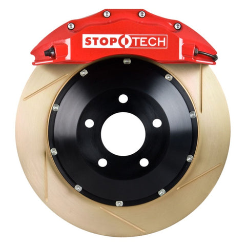 StopTech 05-10 Porsche 911 Carrera S (997) Front BBK ST-60 Caliper Red / 2pc Zinc Slotted 355x35mm