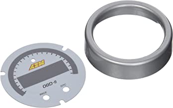 X-Series OBDII Display Gauge Accessory Kit,  Silver Bezel and White Faceplate