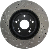 StopTech 02-06 Acura RSX Type S / 06-09 Honda Civic Si Slotted & Drilled Left Front Rotor