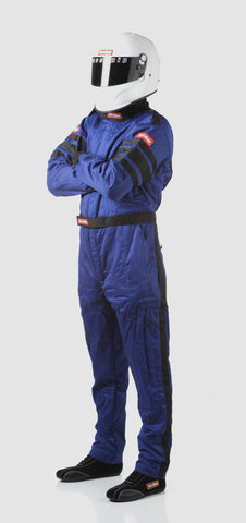 RaceQuip Blue SFI-5 Suit - Medium