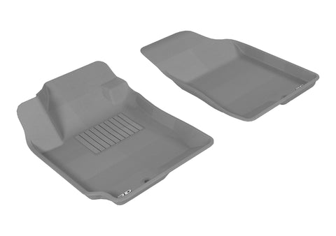 3D MAXpider 2007-2010 Hyundai Elantra Kagu 1st Row Floormat - Gray