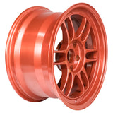 Enkei RPF1 17x9 5x114.3 22mm Offset 73mm Bore Orange Wheel