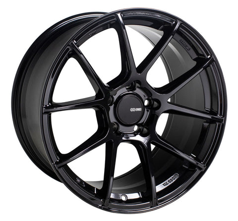 Enkei TS-V 18x8 5x114.3 45mm Offset 72.6mm Bore Gloss Black Wheel